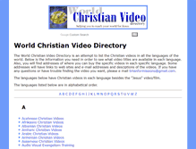 Tablet Screenshot of christianvideos.org